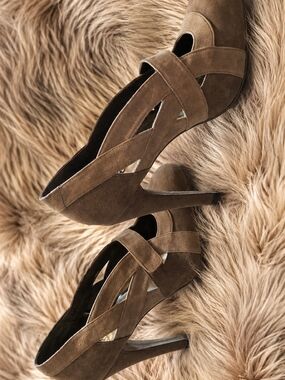Brown Suede High Heels Stuart Weitzman
